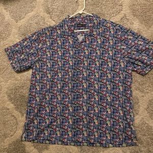Floral QUIETI shirt, short sleeve,